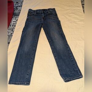 Simply Vera Vera Wang Dark Blue Straight Leg Crop Jeans